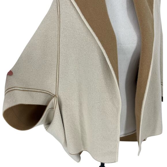 Interdee Reversible Sweater Poncho - Picture 11 of 14